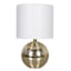 Gold Glass Disco Ball Lamp with Shade, 17.5"