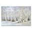 24X36 Winter Scene Canvas with Handpainting, 24x36