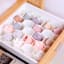 34-Compartment White Drawer Organizer