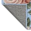 Multicolor Floral Hook Tufted Outdoor Accent Rug, 18x30