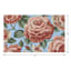 Multicolor Floral Hook Tufted Outdoor Accent Rug, 18x30