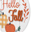 Homespun Harvest Fall Faux Wooden Wall Art, 14"