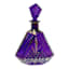 Spellbound Purple Glass Bottle Decor, 7"