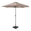Crank & Tilt Round Patio Umbrella, 9' & Base 2-Piece Set
