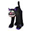 20ft Giant Head-Turning Cat Halloween Inflatable