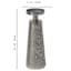 Punched Nickel Pillar Candle Holder, 12"