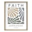 Glass Framed Faith Print Wall Art, 16x20