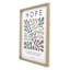 Glass Framed Hope Print Wall Art, 16x20