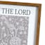 Glass Framed Trust In The Lord Print Wall Art, 16x20