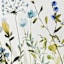 Blue Florals Canvas Wall Art, 60x36