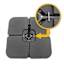 Offset Square Patio Umbrella Base, 130lb