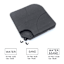 Offset Square Patio Umbrella Base, 130lb