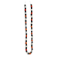 Halloween Orange, White & Black Felt Pom-Pom Garland, 72"