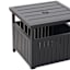 Grammercy Umbrella Patio Table, Black