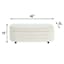 Pax Storage Bench, Cream