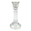 Clear Glass Taper Candleholder, 3x6