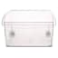 REAL SIMPLE Short Clear Storage Container with Wheels