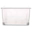 REAL SIMPLE Short Clear Storage Container with Wheels