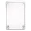 REAL SIMPLE Short Clear Storage Container with Wheels