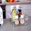 REAL SIMPLE Short Clear Storage Container with Wheels