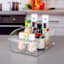 REAL SIMPLE Short Clear Storage Container with Wheels