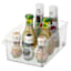 REAL SIMPLE Short Clear Storage Container with Wheels