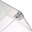 REAL SIMPLE Short Clear Storage Container with Wheels