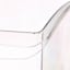 REAL SIMPLE Short Clear Storage Container with Wheels
