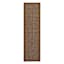 (E54) Light Brown Border Sisal Indoor & Outdoor Runner, 2x7