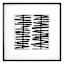 Crosby St. Glass Framed Lines Meet Curves Wall Art, 16"