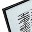 Crosby St. Glass Framed Lines Meet Curves Wall Art, 16"
