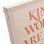 Soul Searcher Kind Words Canvas Wall Art, 12"