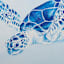 Honeybloom Sea Turtle Canvas Wall Art, 18"