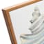 Honeybloom Framed Seashell Canvas Wall Art, 9x17