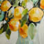 Providence Framed Lemon Canvas Wall Art, 24"