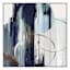 Glass Framed Abstract Print Wall Art, 31"