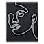 Crosby St. Framed Abstract Face Canvas Wall Art, 24x30