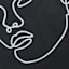 Crosby St. Framed Abstract Face Canvas Wall Art, 24x30