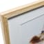 Highland Cow Cowgirl with Bow Framed Canvas Wall Art, 18"