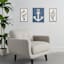 Honeybloom Framed Seashell Canvas Wall Art, 9x17