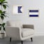 Glass Framed Nautical Flag Wall Art, 21x17