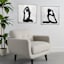 Crosby St. Framed Figure Canvas Wall Art, 24"