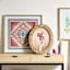 SCADpro Framed Oval Moth Canvas Wall Art, 16x20
