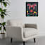 SCADpro Glass Framed Moth Garden Print Wall Decor, 21x25