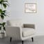 SCADpro Glass Framed Push Start Print Wall Art, 21x17