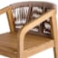 Haven Blonde Acacia Wood Dining Table & Chair 5-Piece Set