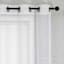 2-Pack Priscilla Ivory Textured Sheer Grommet Curtain Set, 84"