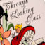 Through The Looking Glass Ceramic Book Vase, 5.25x7.75