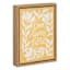 Yellow Love Framed Canvas Table Art, 6x8