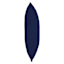 Navy Blue Canvas Oversized Square Outdoor Throw Pillow, 20"